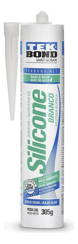 Silicon Base Agua Blanca Pintable Cartucho 305g