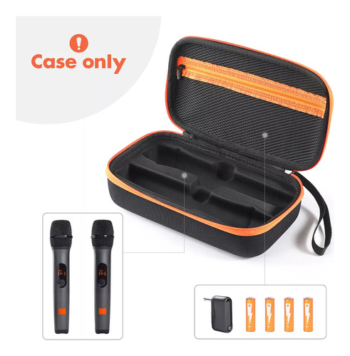 Yo Funda De Transporte Con Capacidad Para Dos Micrófonos