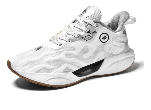 Zapatillas Deportivas Antideslizantes Elásticas De Malla Tex
