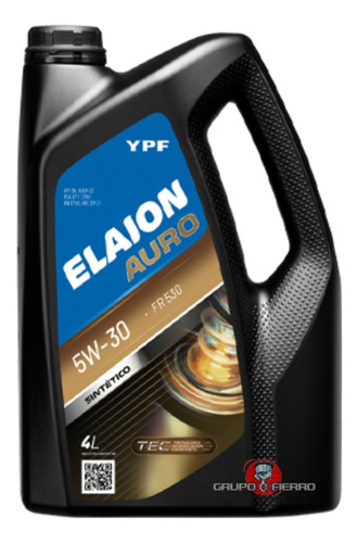 Aceite Sintetico Elaion F50e 5w30 X 4 Litros