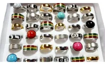 Comprar Lote Anillos De Acero Quirurgico Caja Por 36 Excelentes