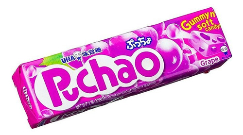Puchao  50g Dulce Caramelo Suave Uva Japones