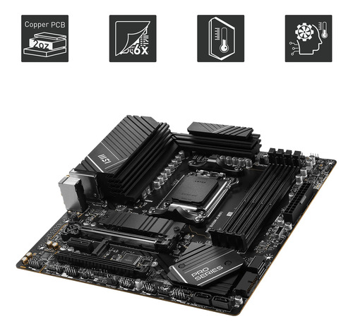 Placa Base Msi Pro B650m-a Wifi Amd B650 Socket Am5 Micro