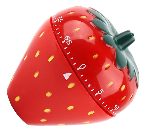 Cronómetro De Cocina Con Forma De Fresa, 60 Minutos De Tiemp