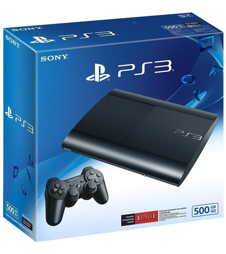 Play Station 3 Ps3 Super Slim 500gb + 31 Juegos Digitales (Usado)