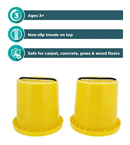 ¡salí! Zancos De Cubo En Amarillo - Kid Stilt 2-pack (pa
