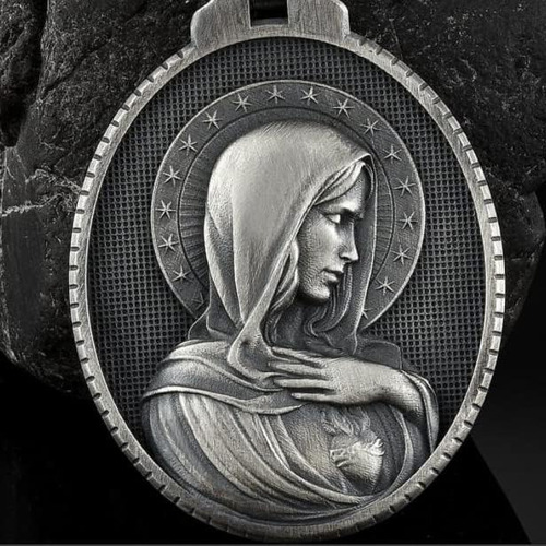Imagen 3 de 6 de Collar Con Colgante De Medalla De La Marca Star Para Hombres