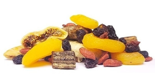 Mix De Frutas Desidratadas Frescas Sem Açúcar Completo 1 Kg