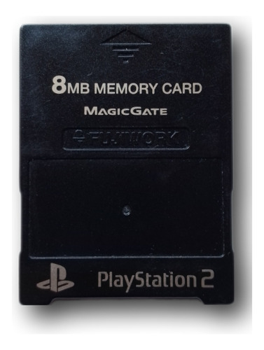 Memory Card Ps2 Fujiwork Negra Original Japonesa - Wird Us
