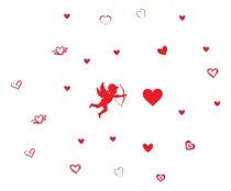 Comprar Vinilos Decorativos Vitrinas Amor Y Amistad - 1mx1m