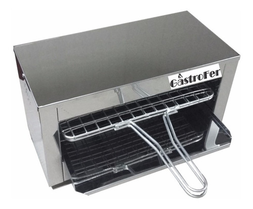 Imagen 3 de 3 de Tostadora Electrica Roa Carlitero Electrico Grill Acero Inox