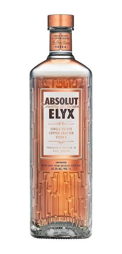 Vodka Absolut Elyx 1lt Botella Premium Importado Fullescabio