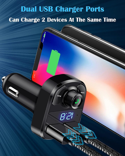 Conversor Bluetooth Auto Estéreo Audio + Cable Tipo C