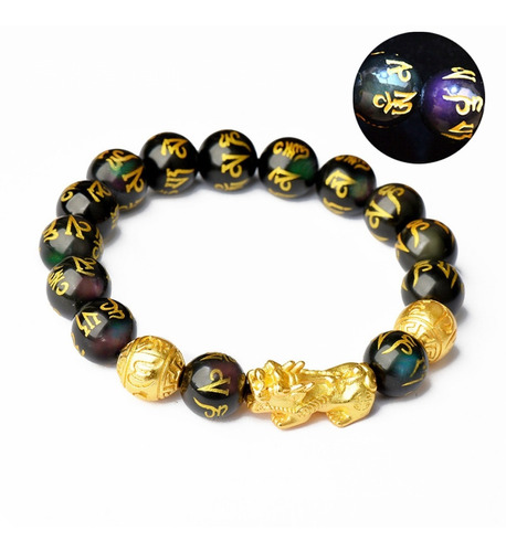 Feng Shui - Pulsera Pi Xiu De Obsidiana Negra