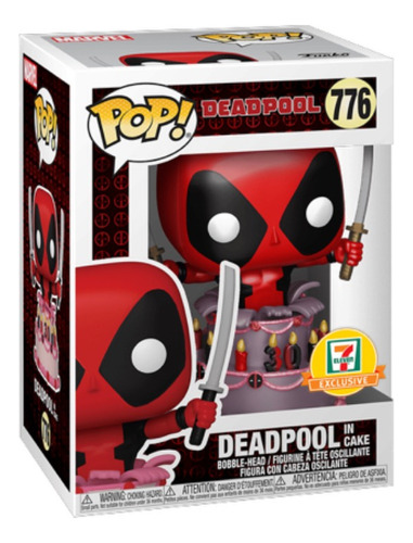 Funko Pop Deadpool In Cake (metallic) - Exclusive 7eleven