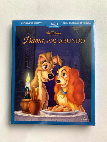 La Dama Y Vagabundo Doblaje Original Blu-ray Disney Custom (Usado)