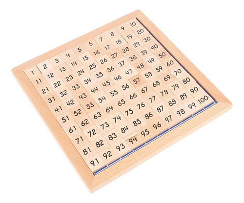 Tablero De Números 1-100, Juguete Para Juego De