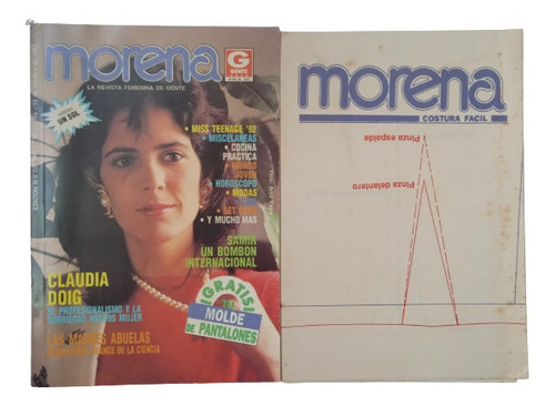 Revista Morena Cristian Castro Samir Claudia Doig Año 1992