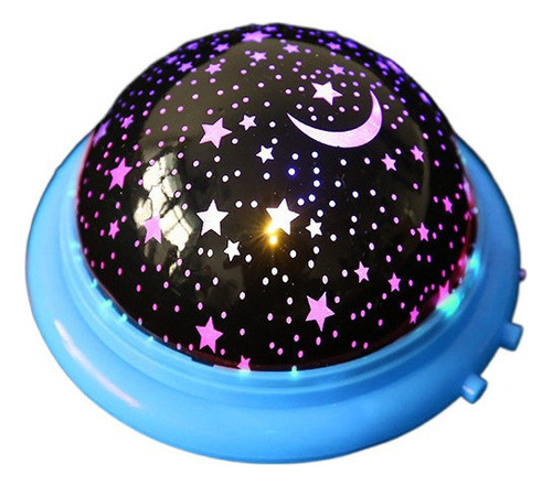 Led Star Projection Light Ufo Flying Saucer Night Light . .