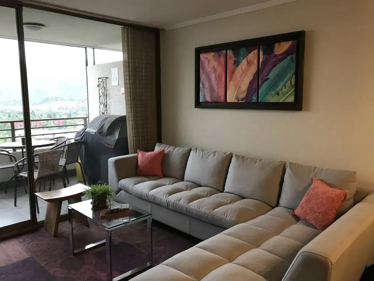 Imagen 1 de 18 de Hermoso Departamento Las Condes, 3 Dormitorios, 2b, 1es Y 1