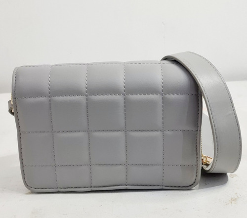 Bolsa Mujer Crossbody  Puff Gris