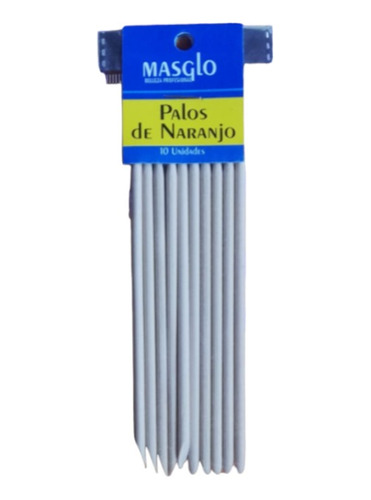 Palos De Naranjo Manicure Y Pedicure X 10 Masglo