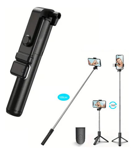 Bastón De Selfie Tripe Control Bluetooth