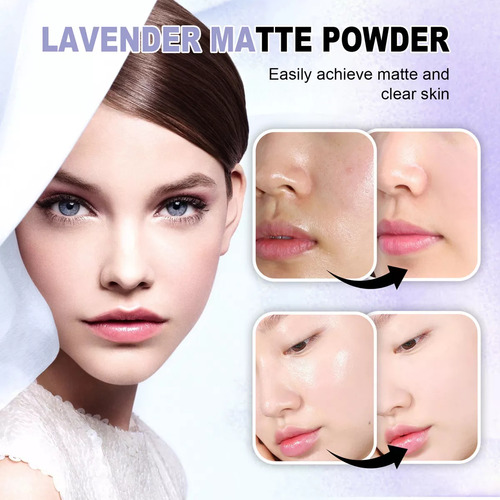 Polvo Fijador Mate Oil Control Lavender, 3 Unidades