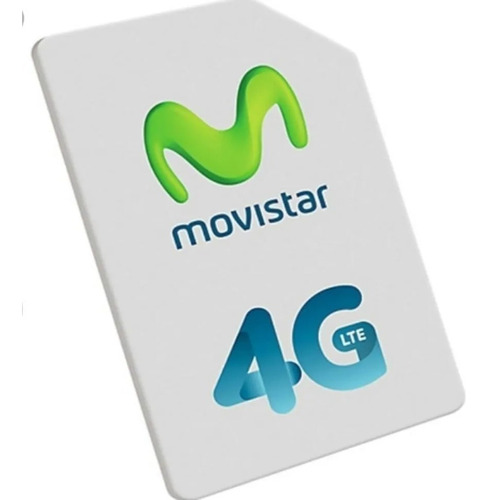 Chip Sim Movistar Prepago 3 En 1 4g + Barbijo De Regalo