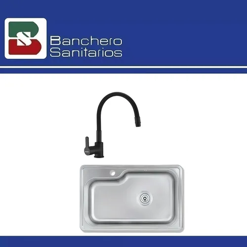 Bacha Cocina Mi Pileta Svelta 802e + Piazza Emblem 10017ne P
