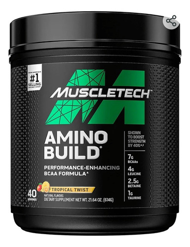Aminoácidos Bcaa + Polvo De Electrolitos Muscletech 600g