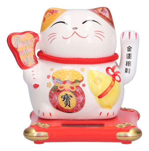 Adorno De Bienvenida Fortune Cat Ceramic Wealth