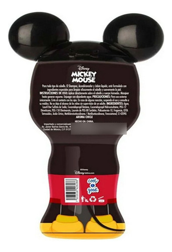 Set Shampoo Mickey & Minnie Disney Aroma Bubble Gum 3 En 1