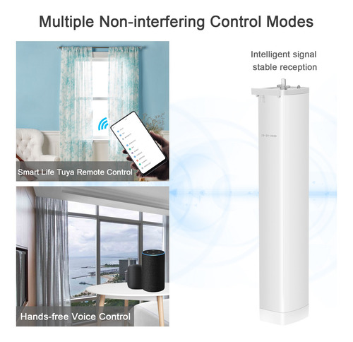 Imagen 4 de 9 de Tuya Wifi - Interruptor De Cortina Inteligente, Eléctrico