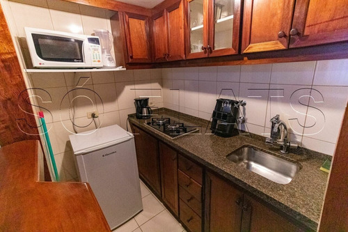 Imagem 3 de 15 de Flat Estilo Residencie, A Poucos Metros Da Av. Faria Lima E Nove De Julho - Sf30227