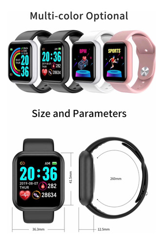 Reloj/pulsera Digital Inteligente M04179 Smartwatch