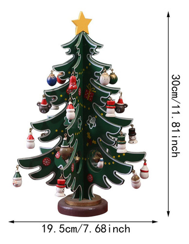Adorno De De Navidad En Miniatura De Madera Para Hacer Tú