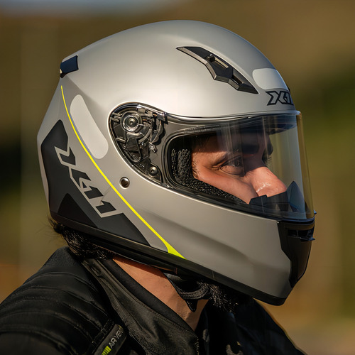 Capacete X11 Trust Solides Fosco Prata 58 M