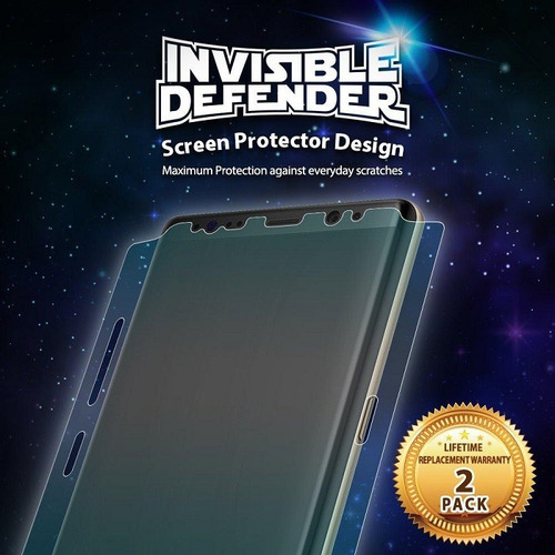 Imagem 9 de 9 de Película Curva Para Galaxy Note 8 Ringke Invisible Defender