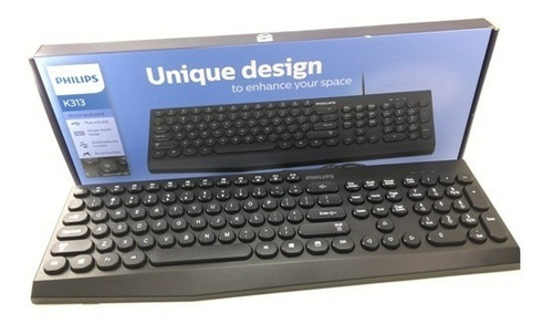 Imagem 3 de 3 de Teclado Philips K313 Internacional - 2714