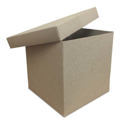 Caja De Cartón Envío Regalo Bisuteria Cofre Cubo (paquete)