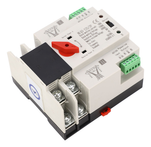 Conmutador De Transferencia Ats Ac110v 100a De Doble Potenci