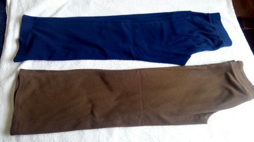 Pantalon Para  Niña  Tela   Tipo Pants , Cafe  Y Azul Marino