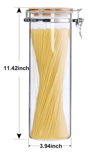 Kkc Home Accents Contenedor Alto De Almacenamiento De Pasta