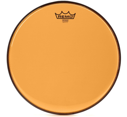 Parche Remo Color Naranja Para Redoblante De 14 Americano