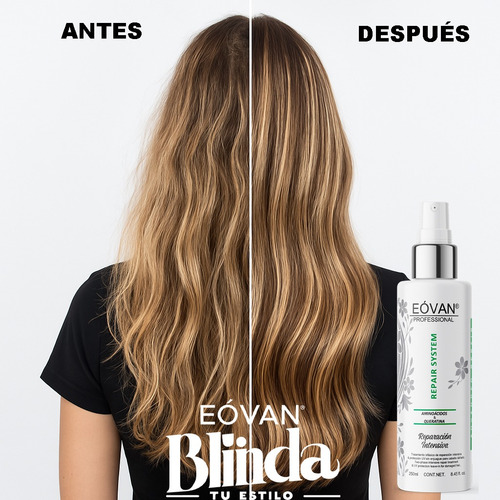 Bifásico De Reparación Amino Keratin System Eóvan 250 Ml