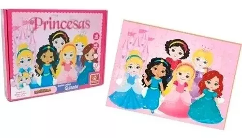 Quebra-Cabeça Princesas 150 Peças 8008 Toyster