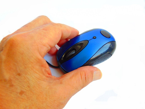 Mini Mouse Usb 1200 Dpi Azul