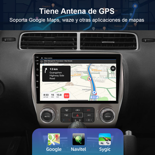 C-j Estéreo Cámara Android Para Chevrolet Camaro 2008-15