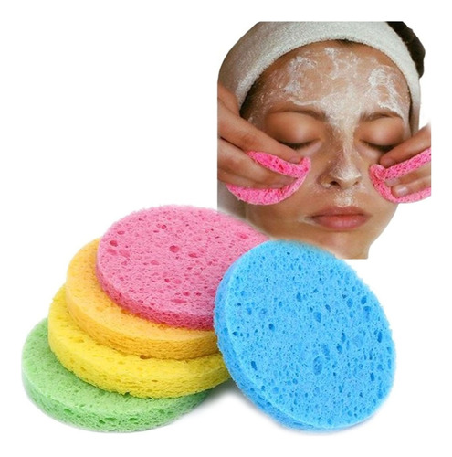 Set Guante Corporal + Esponja Facial Exfoliante Piel Suave